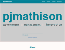 Tablet Screenshot of pjmathison.com